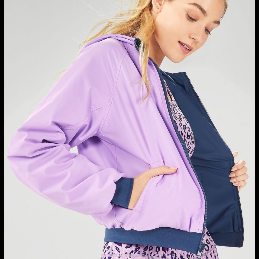 Fabletics Nwot Amara Reversible Jacket - image 8